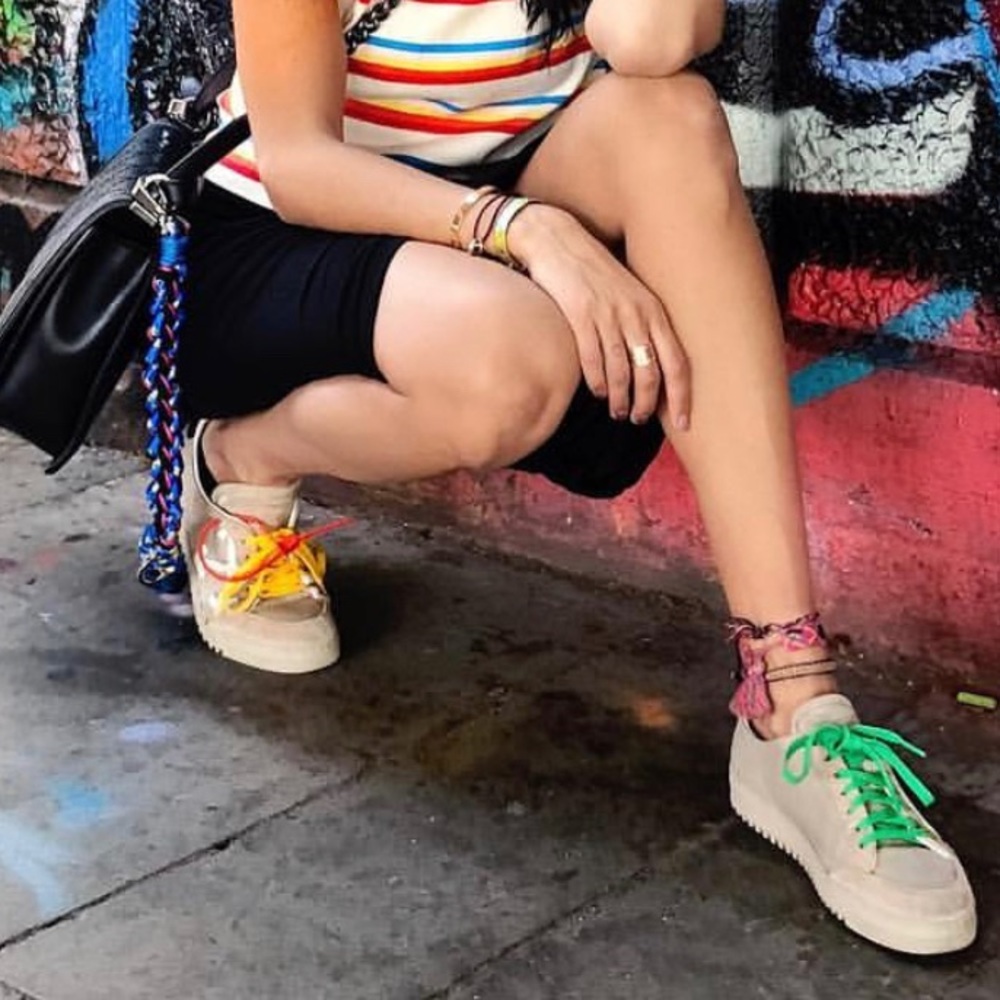 Women’s off white tennis sneakers - Picture 2 of 13
